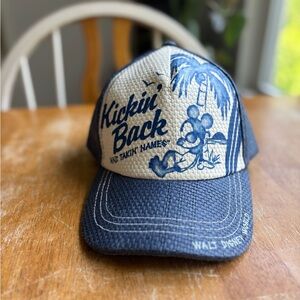 Disney World Blue and White Mickey Mouse Hat